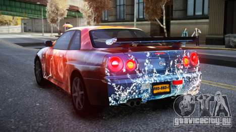 Nissan Skyline R34 Owyna S10 для GTA 4
