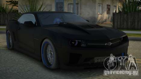 Chevrolet Camaro ZL1 Black 12th для GTA San Andreas
