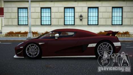 Koenigsegg CCXR Cilzoqufo для GTA 4