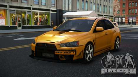 Mitsubishi Lancer Evolution X Jigwus для GTA 4