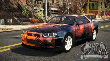 Nissan Skyline R34 Nehgan S14 для GTA 4