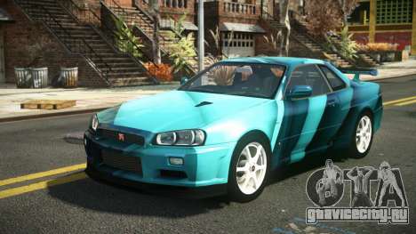 Nissan Skyline R34 Nehgan S3 для GTA 4