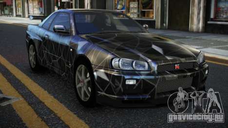 Nissan Skyline R34 Calosca S4 для GTA 4
