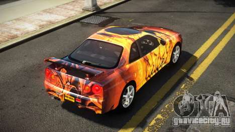 Nissan Skyline R34 Nehgan S14 для GTA 4