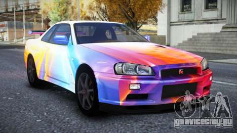 Nissan Skyline R34 Owyna S8 для GTA 4