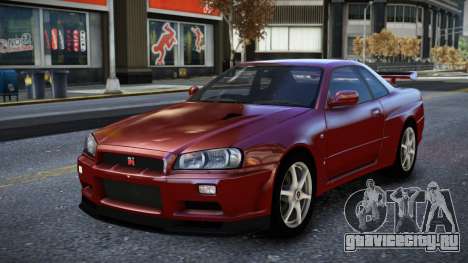Nissan Skyline R34 Owyna для GTA 4