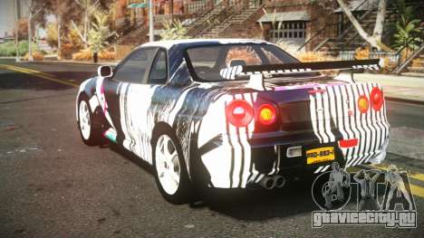Nissan Skyline R34 Nehgan S10 для GTA 4