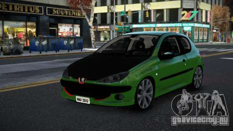 Peugeot 206 Kiwkir для GTA 4