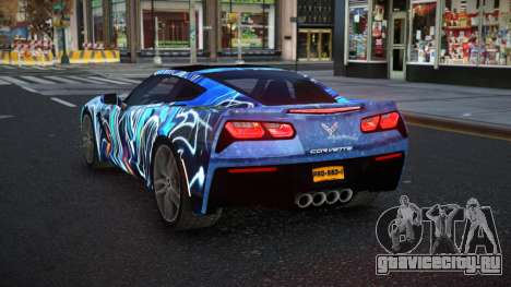 Chevrolet Corvette C7 Ewashu S2 для GTA 4