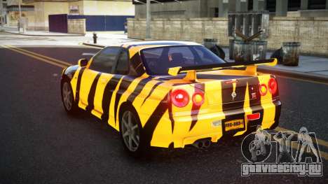 Nissan Skyline R34 Calosca S14 для GTA 4