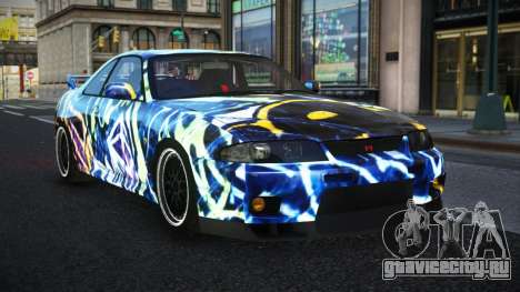 Nissan Skyline R33 Risic S10 для GTA 4