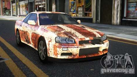 Nissan Skyline R34 Calosca S6 для GTA 4