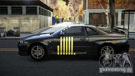 Nissan Skyline R34 Calosca S2 для GTA 4