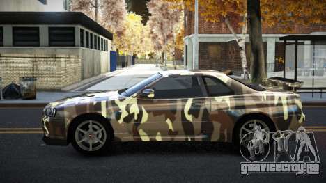 Nissan Skyline R34 Calosca S7 для GTA 4