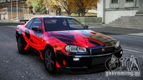Nissan Skyline R34 Owyna S12 для GTA 4