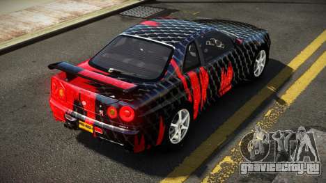 Nissan Skyline R34 Nehgan S12 для GTA 4