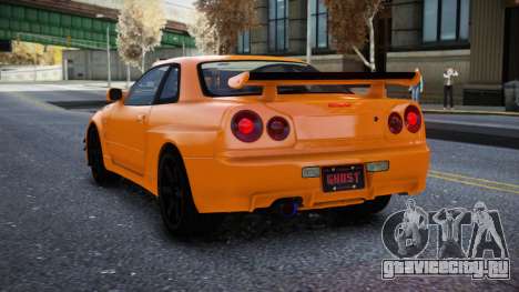 Nissan Skyline R34 Getasonor для GTA 4