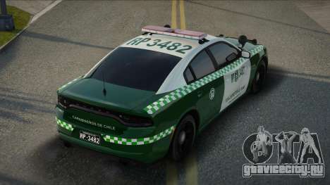 Dodge Charger De Carabineros De Chile для GTA San Andreas