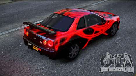 Nissan Skyline R34 Owyna S12 для GTA 4
