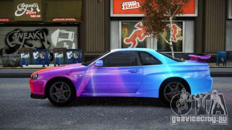 Nissan Skyline R34 Owyna S8 для GTA 4