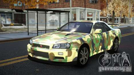 Nissan Skyline R34 Calosca S12 для GTA 4