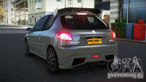 Peugeot 206 Jiujo для GTA 4