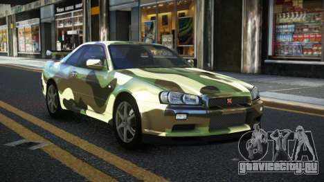 Nissan Skyline R34 Calosca S11 для GTA 4