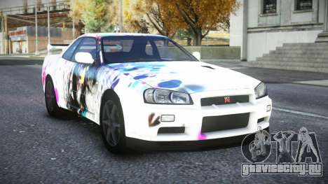 Nissan Skyline R34 Owyna S11 для GTA 4