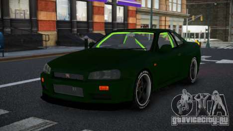 Nissan Skyline R34 Uwah для GTA 4