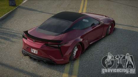 Lexus LC 500 LB для GTA San Andreas