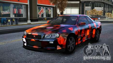Nissan Skyline R34 Owyna S6 для GTA 4