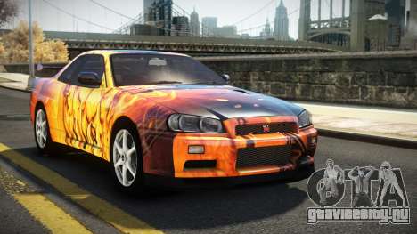 Nissan Skyline R34 Nehgan S14 для GTA 4