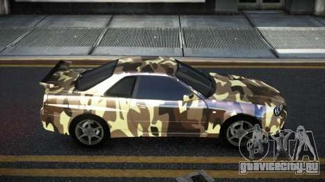 Nissan Skyline R34 Calosca S7 для GTA 4