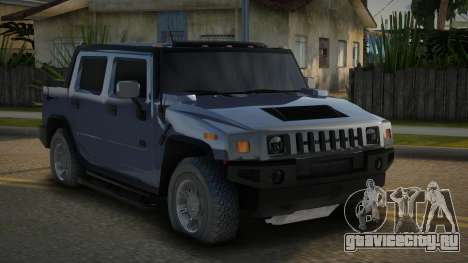 Hummer H2 Sut 2006 Cristales Negros для GTA San Andreas