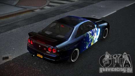 Nissan Skyline R33 Risic S11 для GTA 4