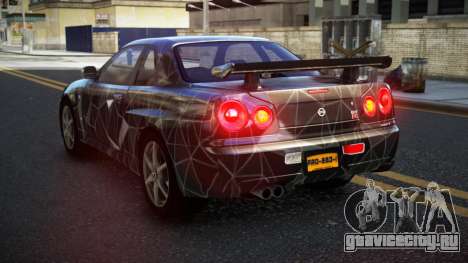 Nissan Skyline R34 Calosca S4 для GTA 4