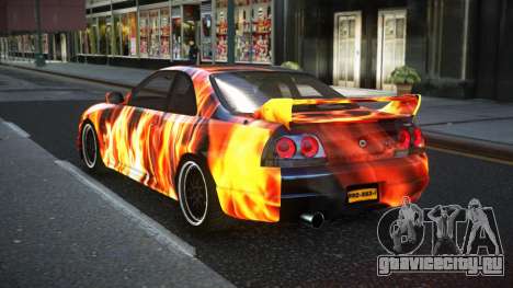 Nissan Skyline R33 Risic S12 для GTA 4
