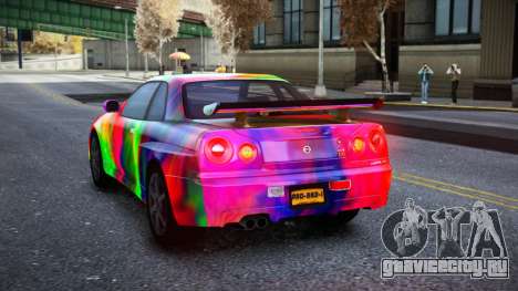 Nissan Skyline R34 Owyna S14 для GTA 4