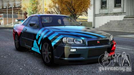 Nissan Skyline R34 Owyna S9 для GTA 4