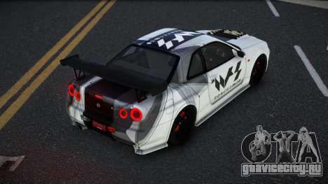 Nissan Skyline R34 Qoyawaqi для GTA 4