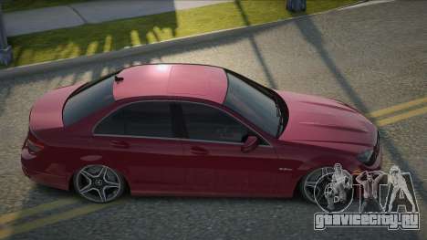 Mercedes-Benz C63 AMG 10th для GTA San Andreas