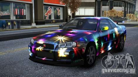 Nissan Skyline R34 Owyna S2 для GTA 4