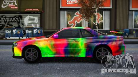 Nissan Skyline R34 Owyna S14 для GTA 4