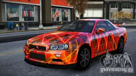 Nissan Skyline R34 Owyna S13 для GTA 4