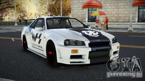 Nissan Skyline R34 Qoyawaqi для GTA 4