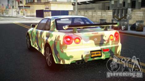 Nissan Skyline R34 Calosca S12 для GTA 4