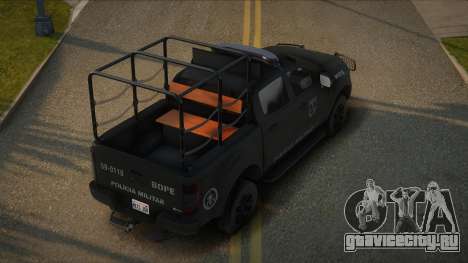 Ford Ranger 2017 BOPE RJ V2 для GTA San Andreas