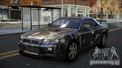 Nissan Skyline R34 Calosca S4 для GTA 4