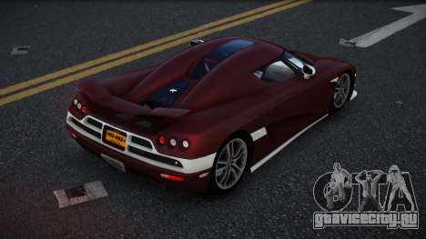 Koenigsegg CCXR Cilzoqufo для GTA 4