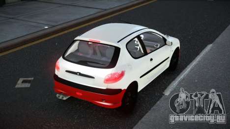 Peugeot 206 Taydajo для GTA 4